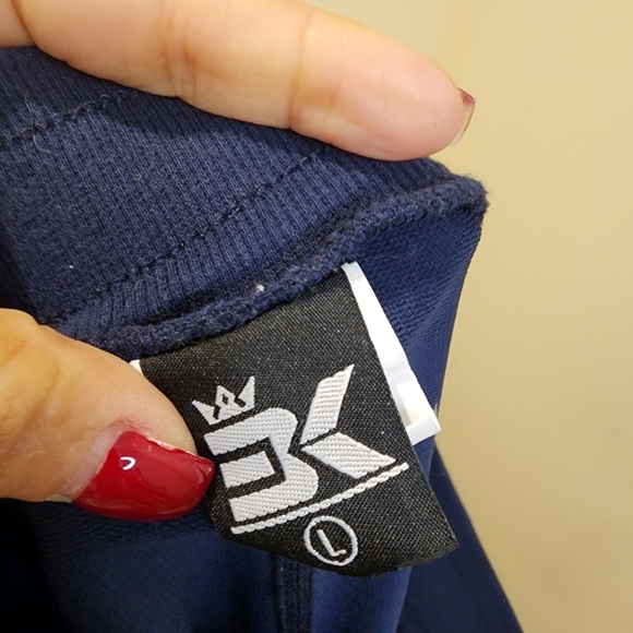 BROKIG  Navy Blue Mens Sidelock Gym Workout Running Shorts with Pockets Size L - Picture 10 of 10